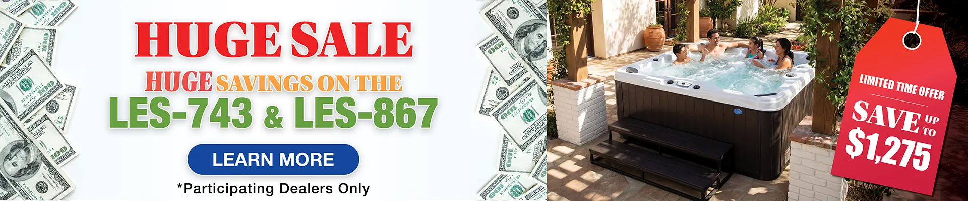 Calspas hot tub being used in a family setting - Ellisville